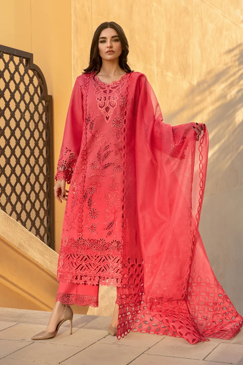 RangRasiya Premium Embroidered Lawn 3Pc Suit RSP24 D-05 unstitched suit