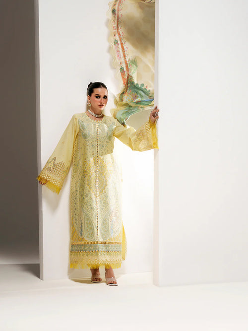 BIN ILYAS-LUXURY LAWN 187-B unstitched suit