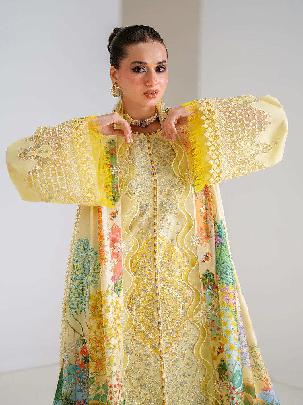 BIN ILYAS-LUXURY LAWN 187-B unstitched suit - view 2