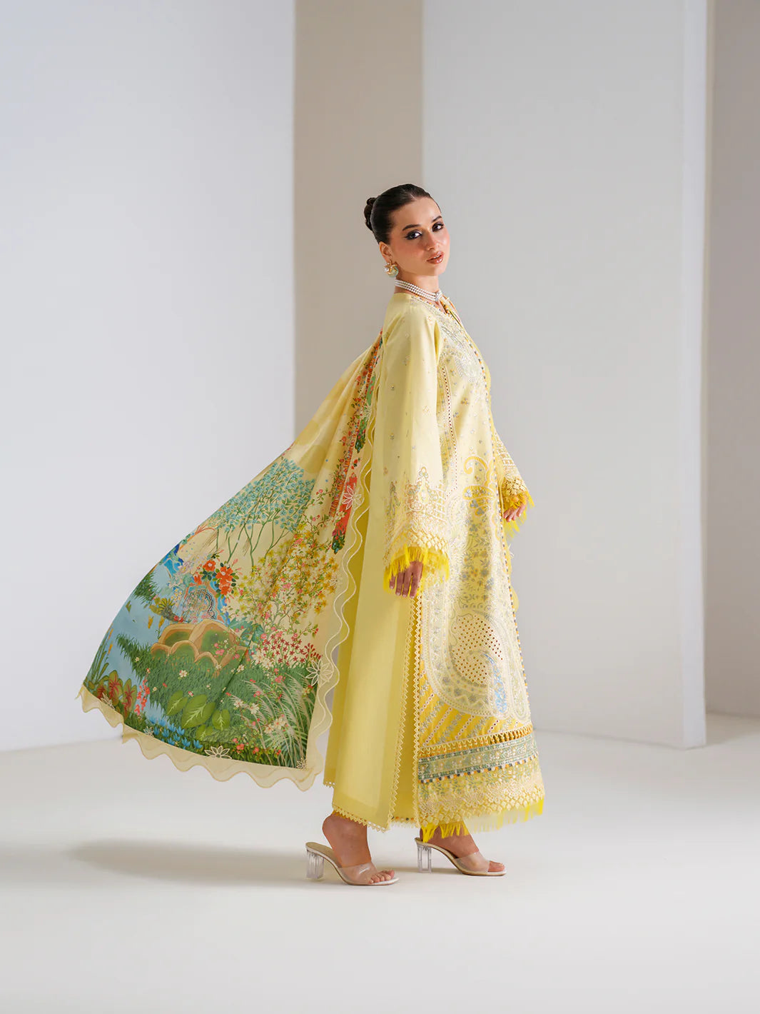 BIN ILYAS-LUXURY LAWN 187-B unstitched suit - view 3