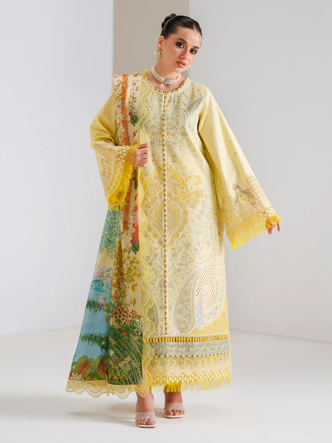 BIN ILYAS-LUXURY LAWN 187-B unstitched suit - view 4