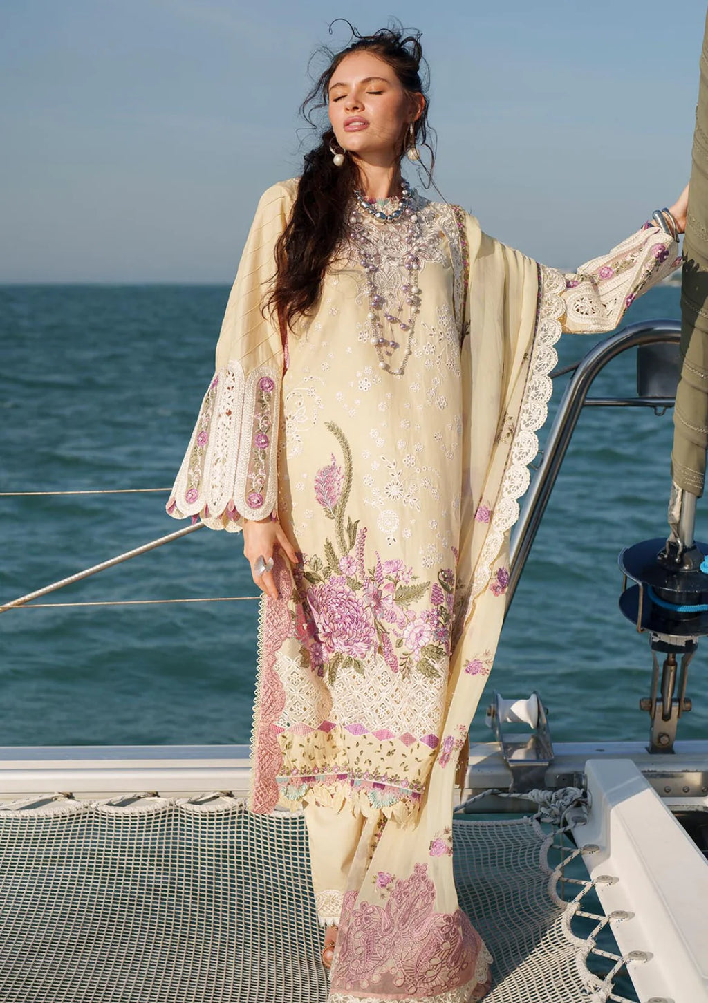 AJR Couture Evara Luxury Lawn '26 E-09 unstitched suit