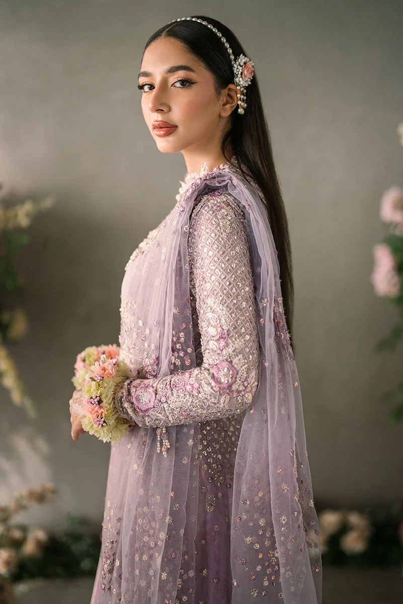 Mushq Mastani Evening Embroidered Chiffon Unstitched 3Pc Suit MCH-01 ALYANA - view 4
