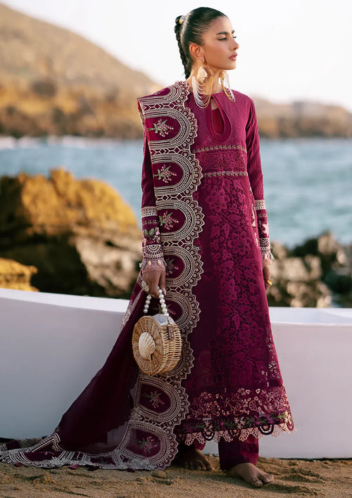 Dastan by AJR Embroidered Lawn Suits Unstitched 3 Piece AJR25D ALL-02