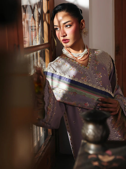 BIN ILYAS - 3pc LUXURY LAWN L75A unstitched suit - view 2