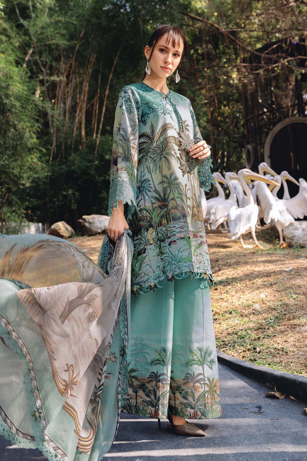 Maria.B MPrints Embroidered Lawn Unstitched 3Pc Suit MPT-2907-A