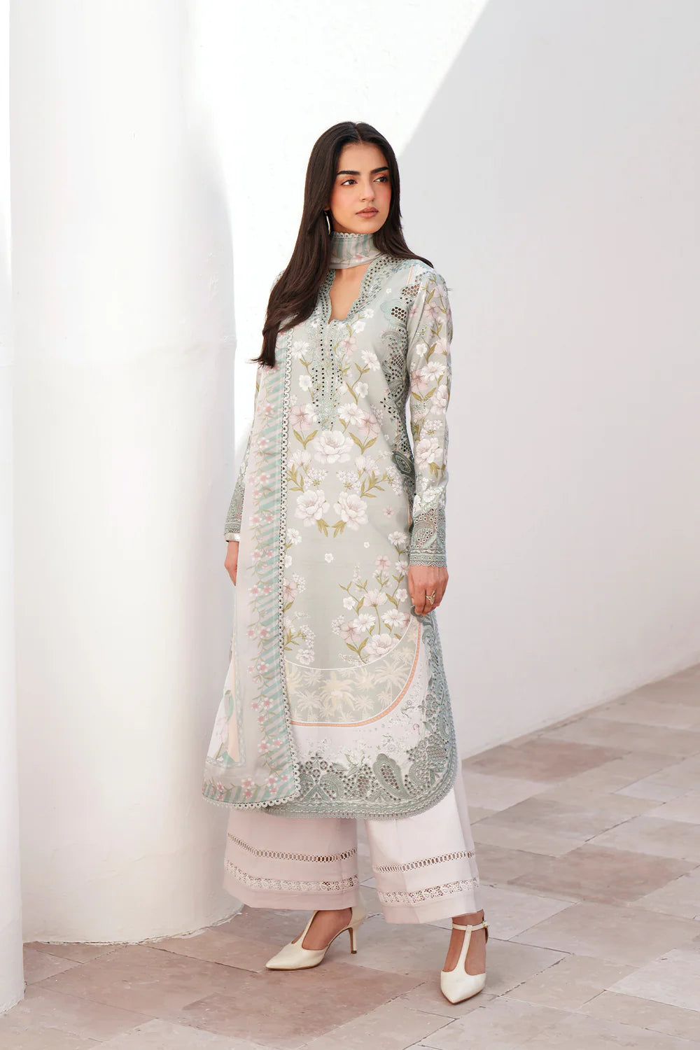 AFROZEH SUNPELL-LUMIEREH LUXURY LAWN unstitched suit
