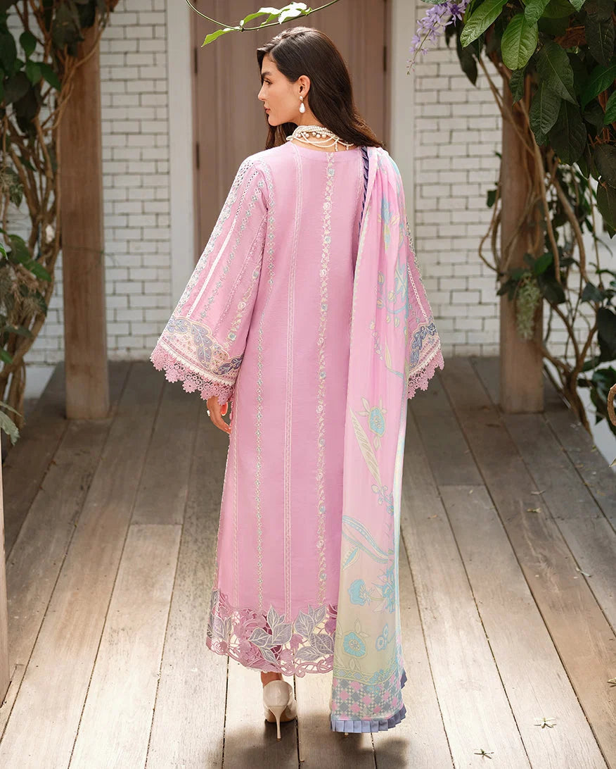Mushq A Moi Chikan Embroidered Lawn Unstitched 3Pc Suit - Endless Love - view 2