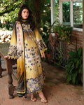 Mushq A Moi Chikan Embroidered Lawn Unstitched 3Pc Suit - Timeless Charm