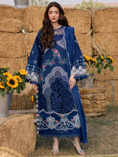 PARISHAY-SUMMER QUEEN EMB LAWN SQ-01 unstitched suit