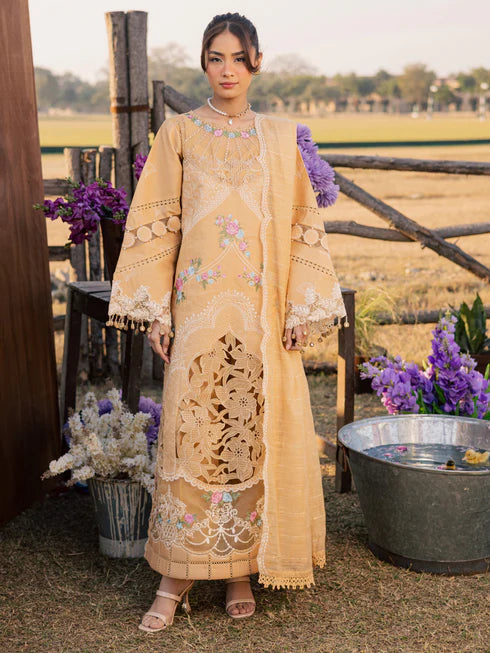 PARISHAY-SUMMER QUEEN EMB LAWN SQ-08 unstitched suit