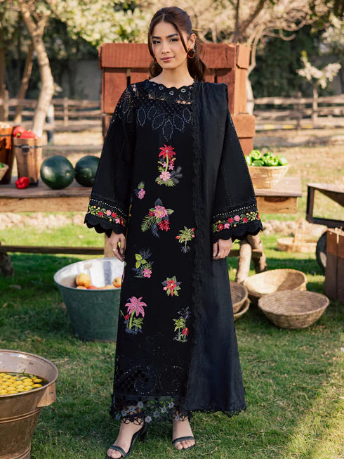 PARISHAY-SUMMER QUEEN EMB LAWN SQ-11 unstitched suit