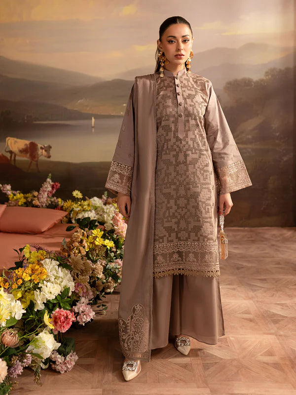 Twilight By MAHNUR Luxury Lawn '25 SIENNA unstitched suit