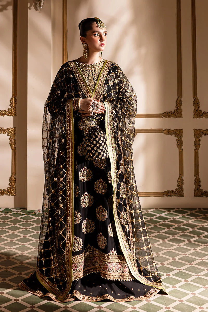 Roheenaz Naira Embroidered Chiffon Unstitched 4Pc B-fresh Suit - Taliya