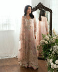 Mushq Sham Shandaar Embroidered Chiffon Unstitched 3Pc Suit - Shehnai
