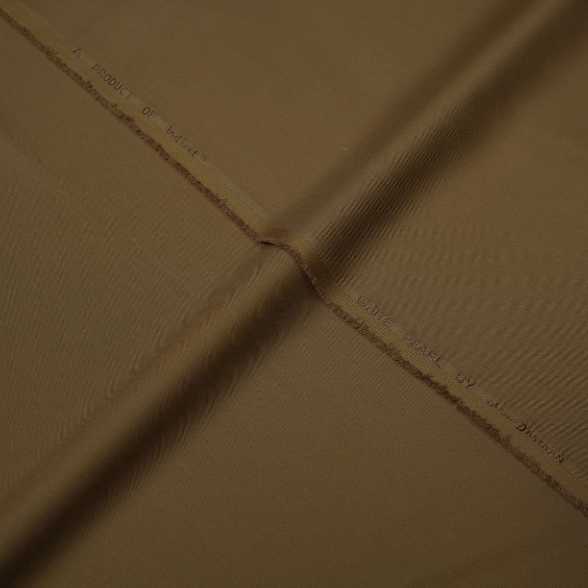 INDICOT Gents Wash and Wear 4 Meter Unstitched Suit - Mid Season (CAMEL BROWN)