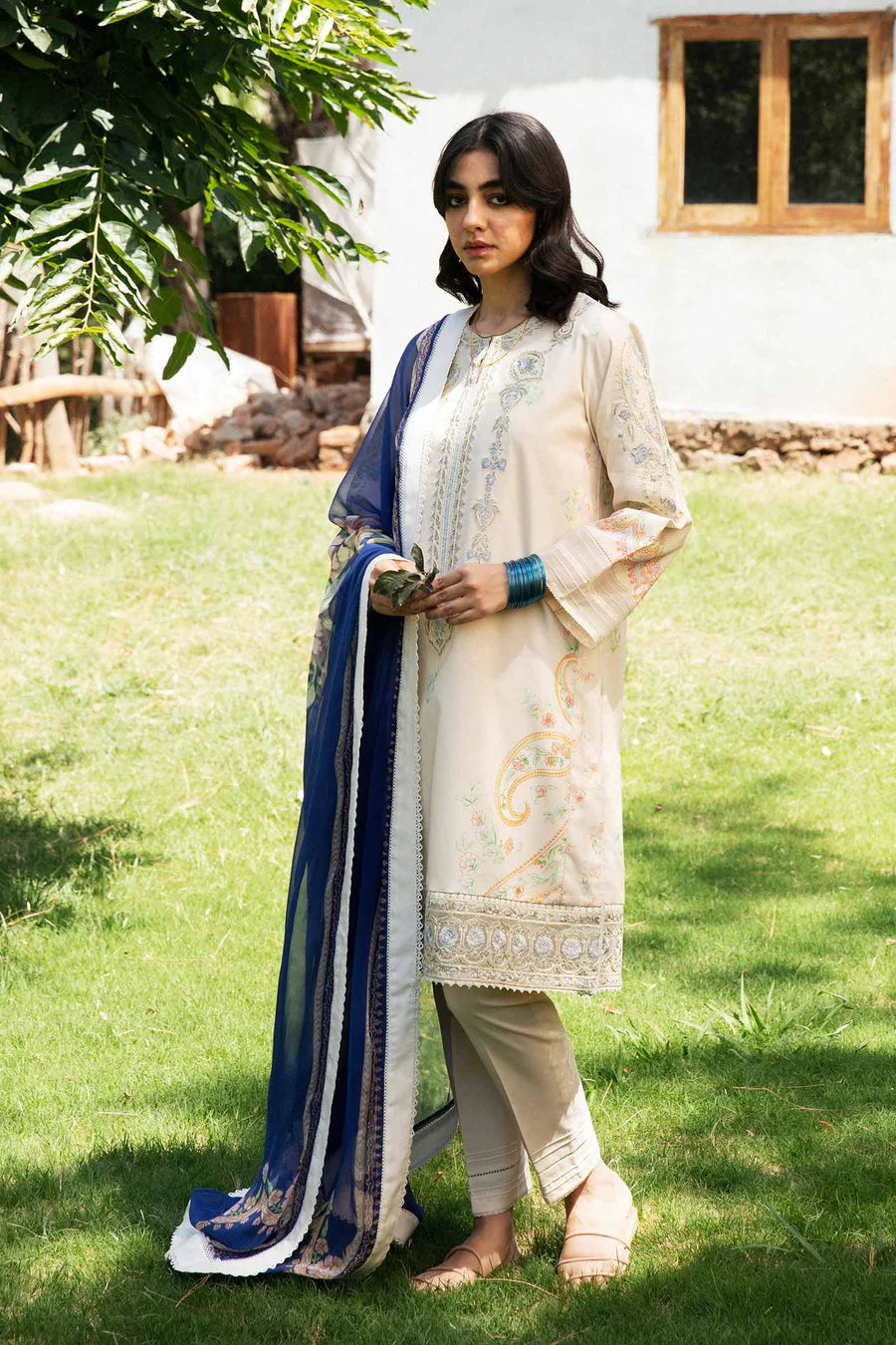 Coco By Zara Shahjahan 3pc Eid Lawn ZCE22-7A unstitched suit