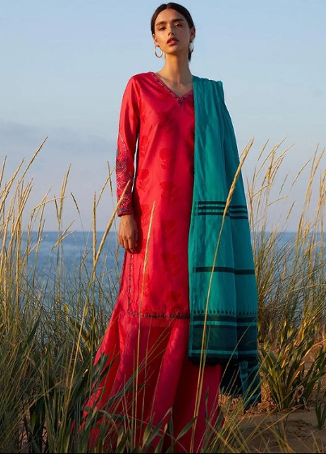 Coco by Zara Shahjahan embroidered lawn unstitched suit CZS21L-02A