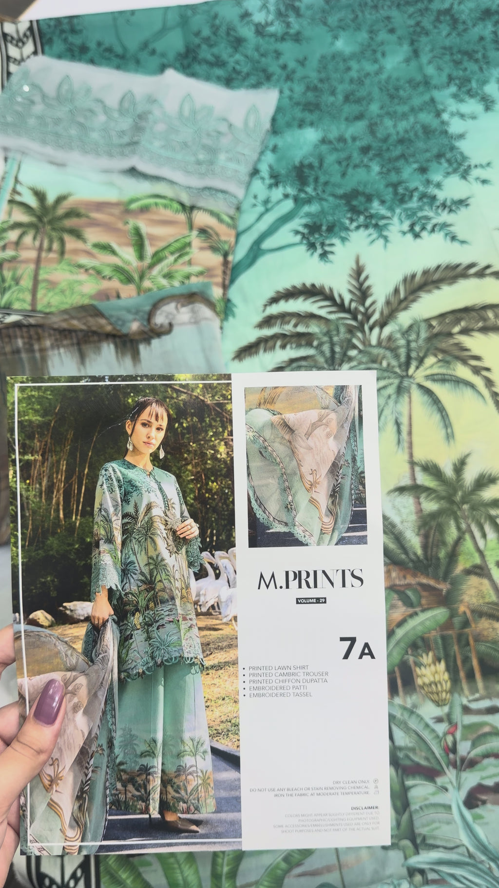 Maria.B MPrints Embroidered Lawn Unstitched 3Pc Suit MPT-2907-A