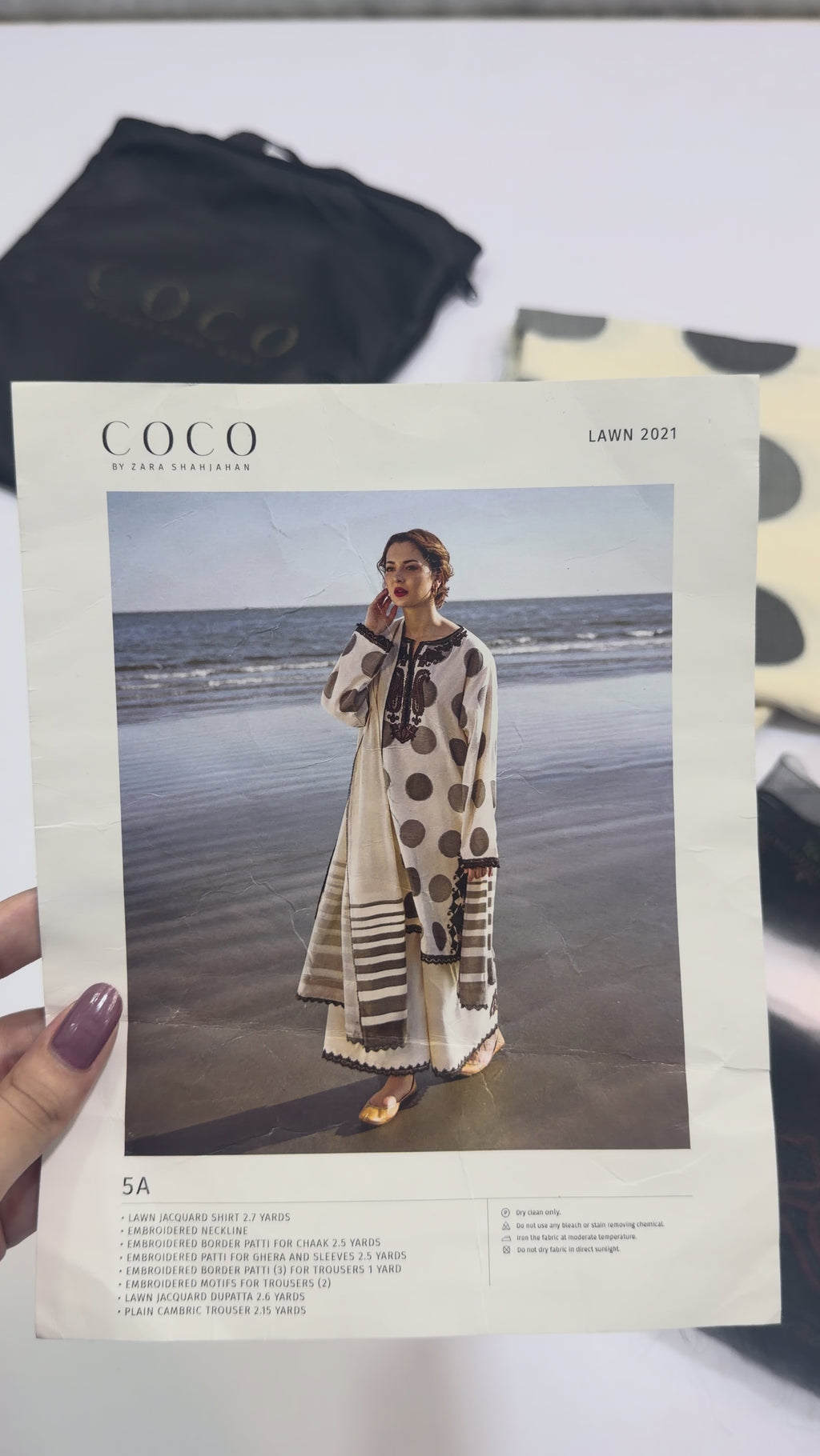 Coco By Zara Shahjahan 3pc Lawn Z21-5A