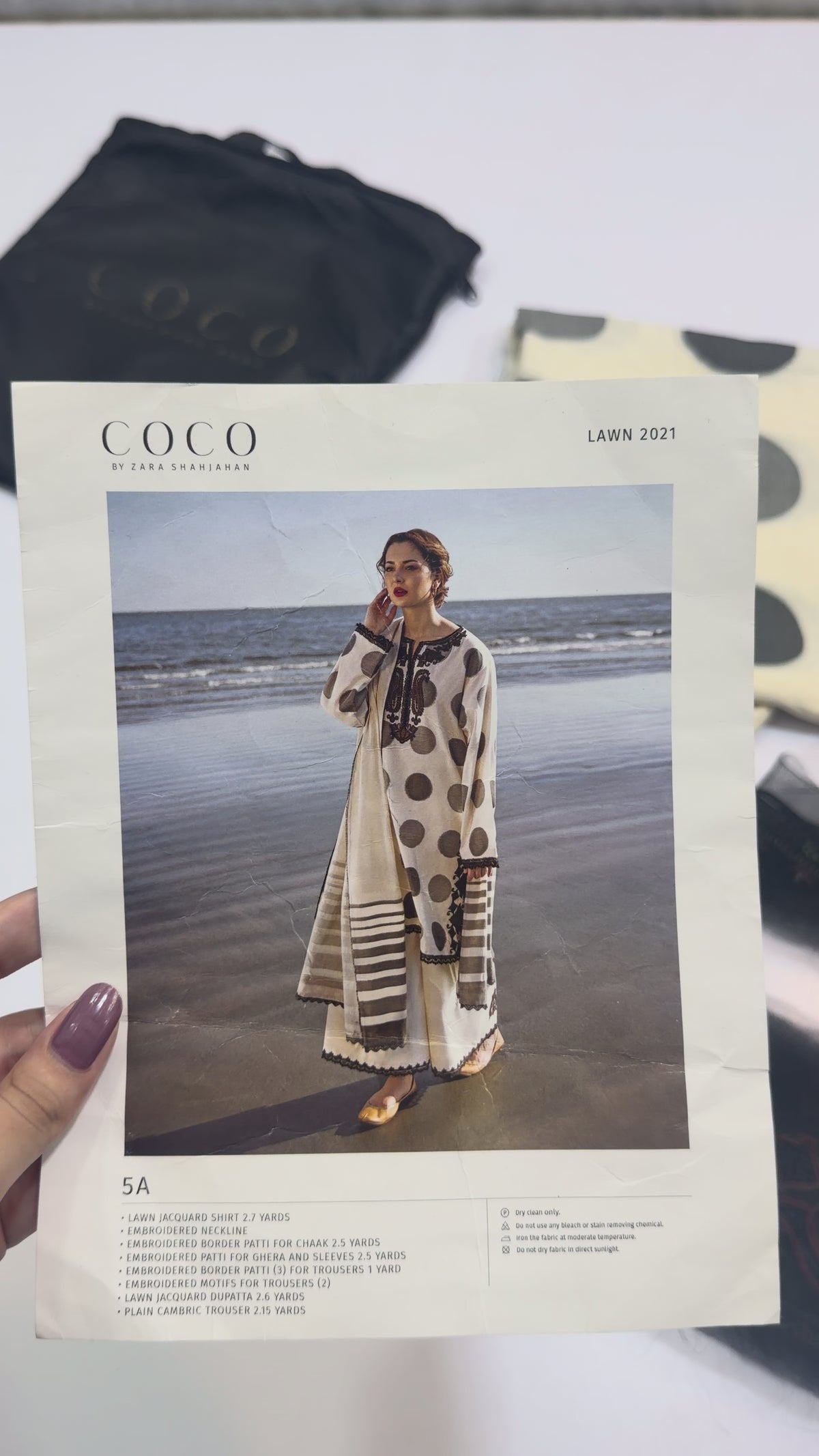 Coco By Zara Shahjahan 3pc Lawn Z21-5A
