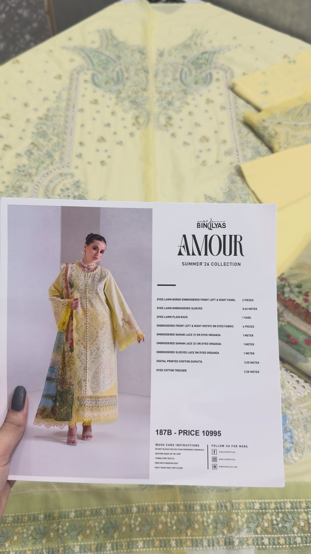 BIN ILYAS-LUXURY LAWN 187-B
