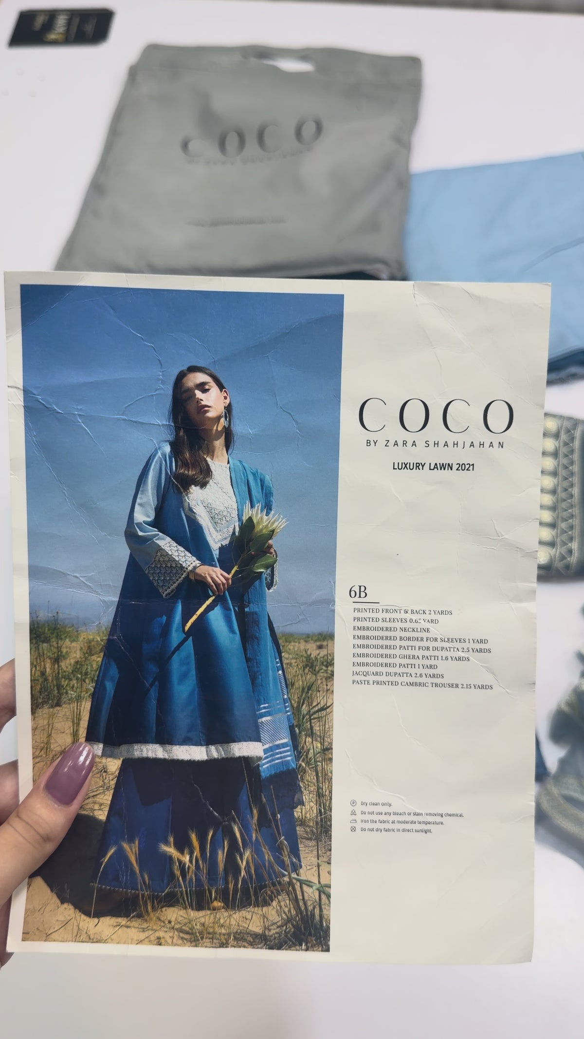 Coco By Zara Shahjahan 3pc Eid Lawn ZCE21-6B