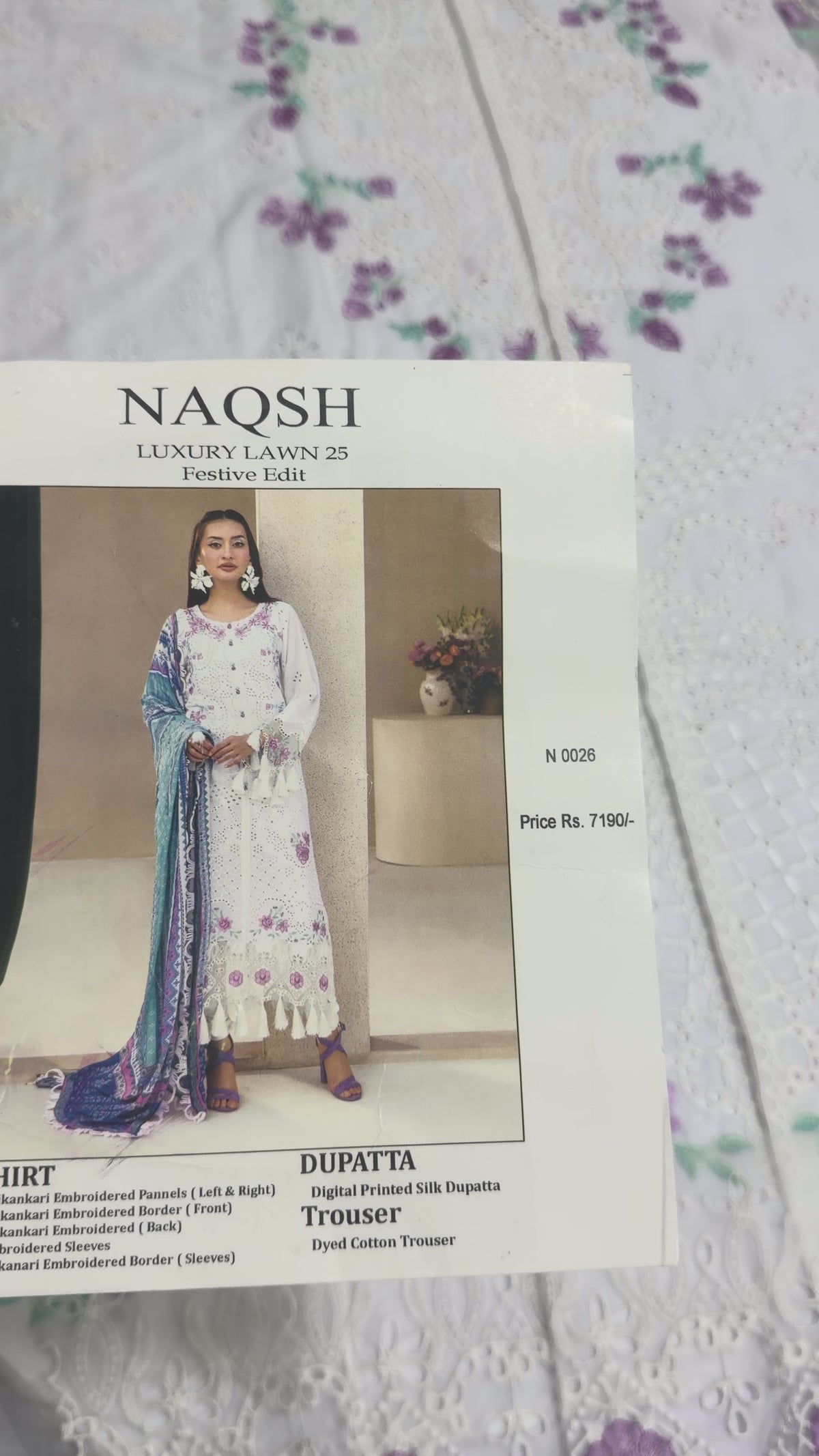 Naqsh Festive Edit Printkari N-0026