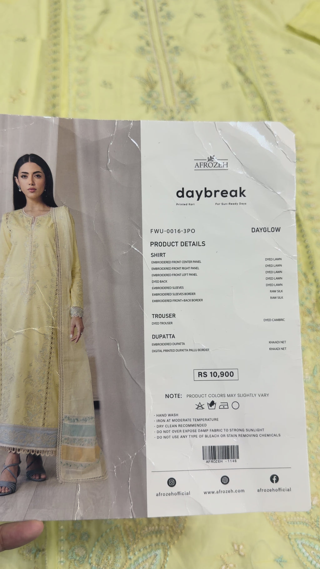 AFROZEH DAY BREAK-DAY GLOW LUXURY LAWN