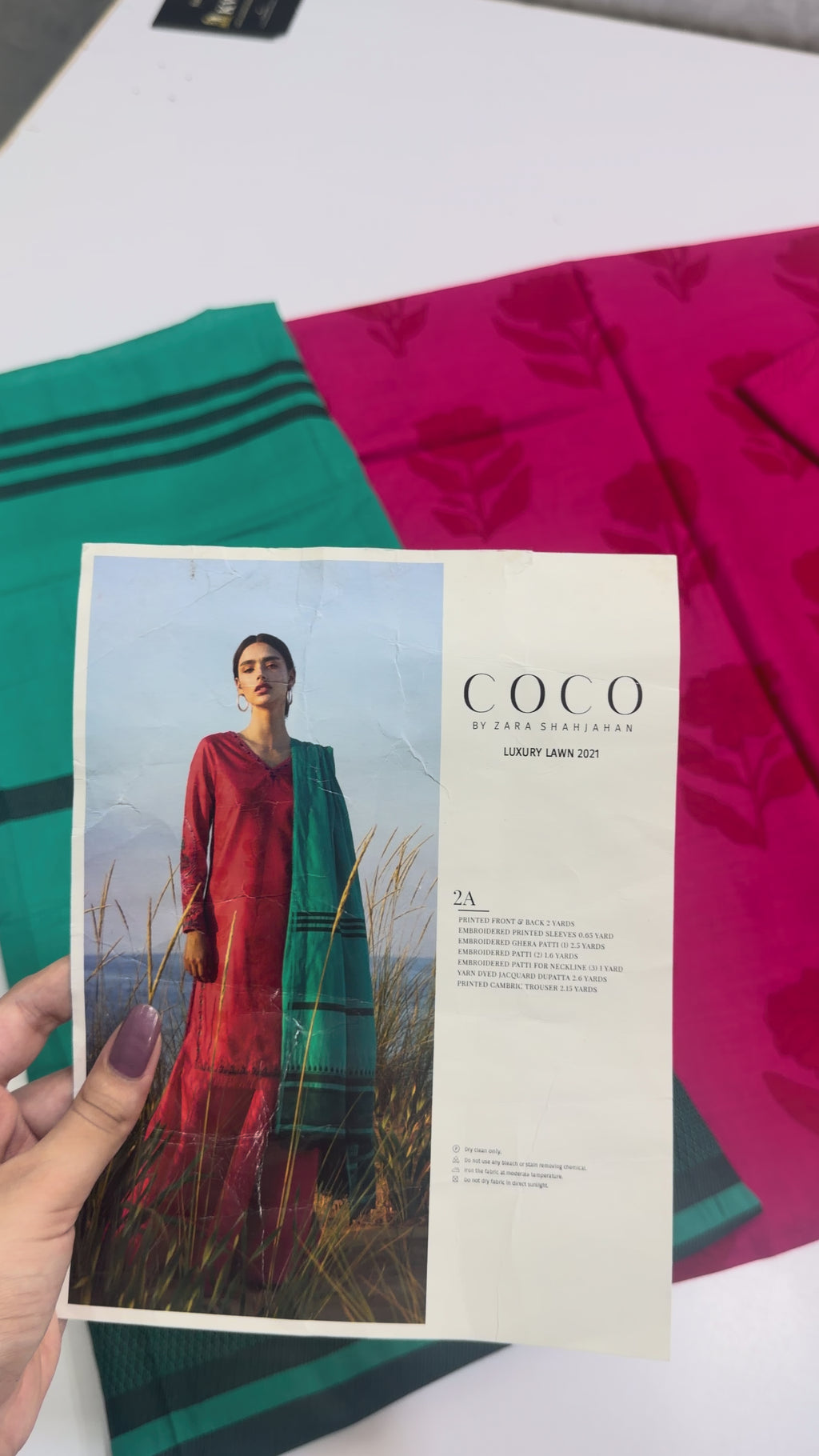 Coco By Zara Shahjahan 3pc Embroidered Lawn CZS21L-02A