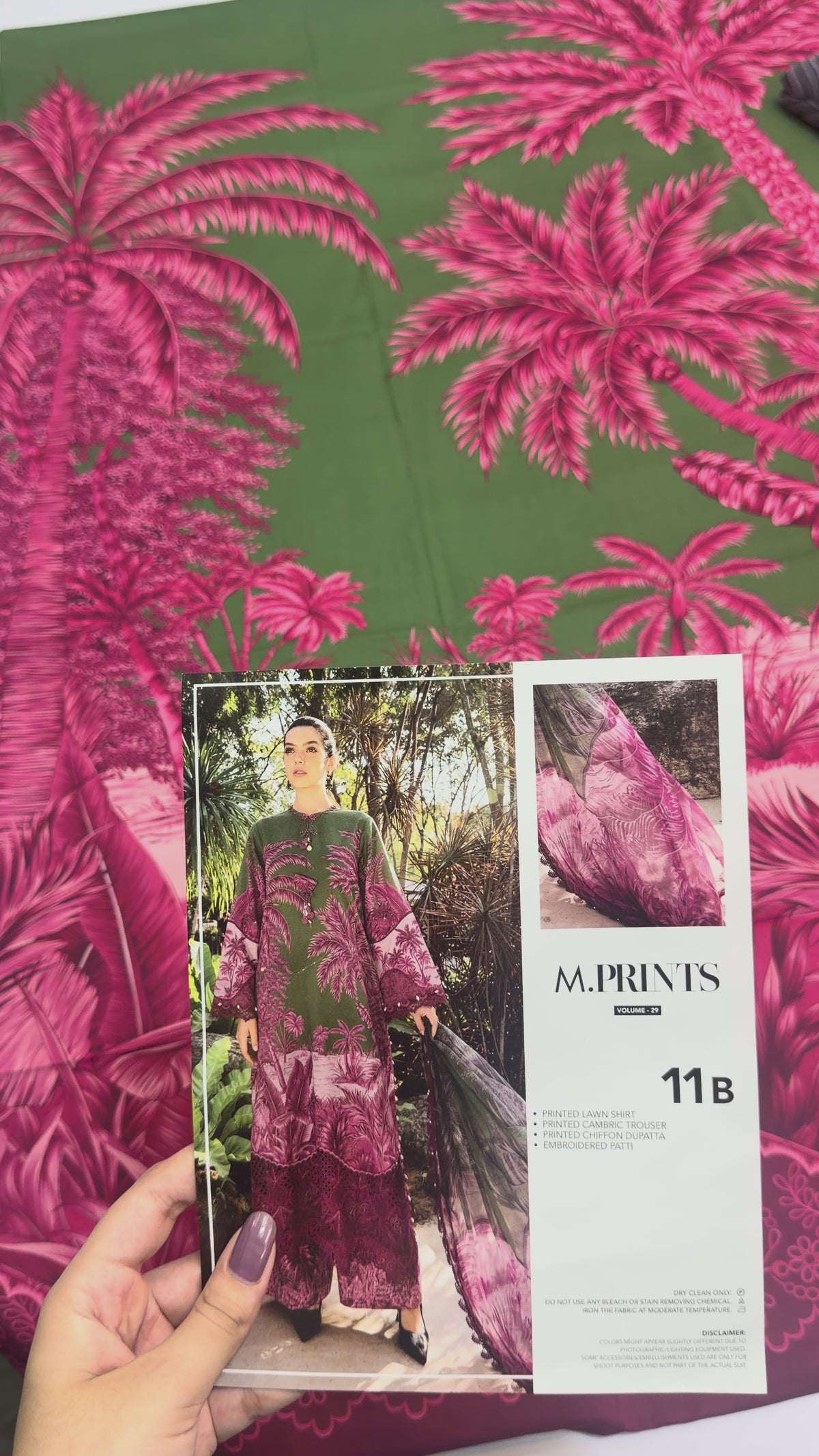 Maria.B MPrints Embroidered Lawn Unstitched 3Pc Suit MPT-2911-B